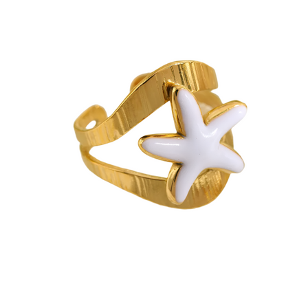 Ring Gold Plum Open with Starster-