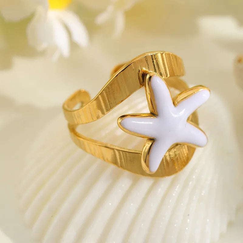 Ring Gold Plum Open with Starster-