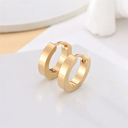 Σκουλαρίκια χρυσό ατσάλι κρικάκι - EA694