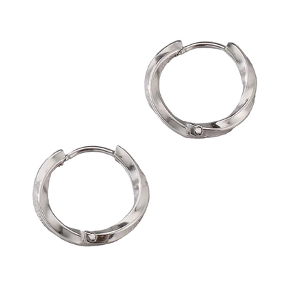 Σκουλαρίκια ατσάλι κρικάκι-EA704