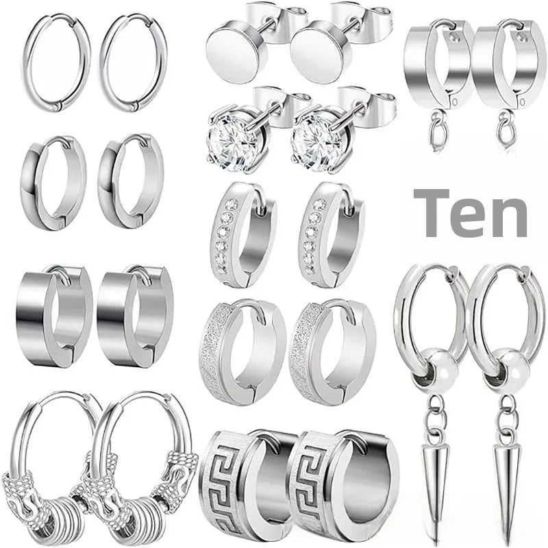 Σετ 11 ζευγάρια ατσάλι-SET013