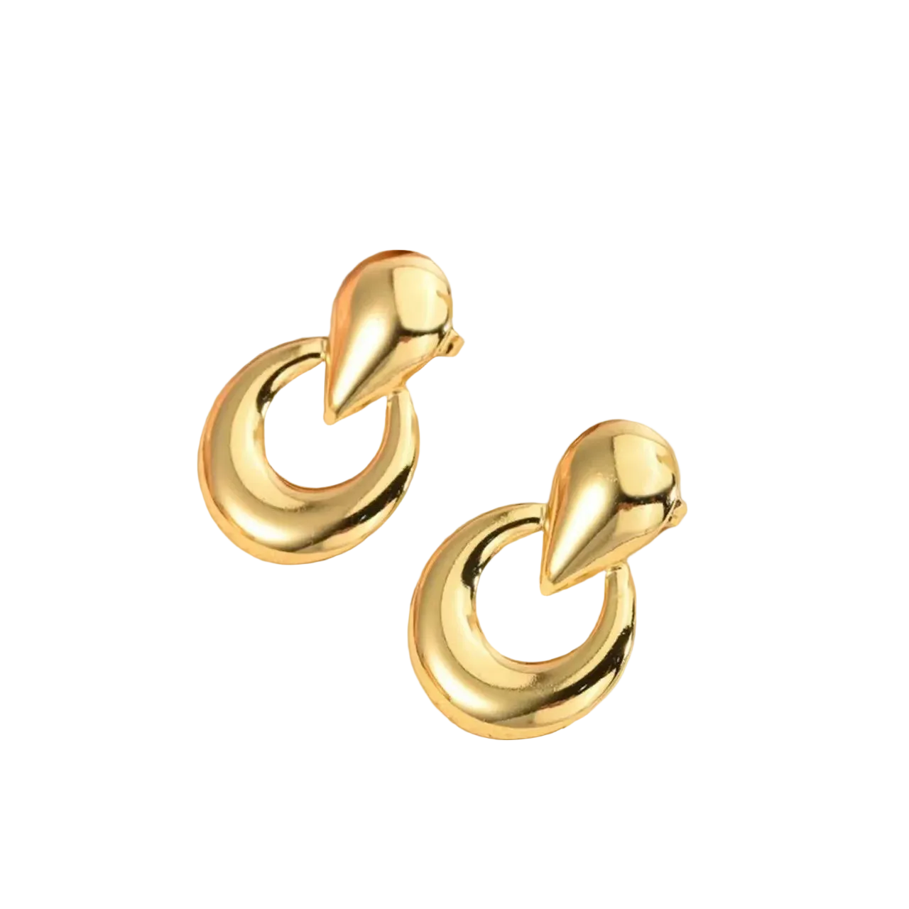 Σκουλαρίκια ατσάλι στρόγγυλο-EA677