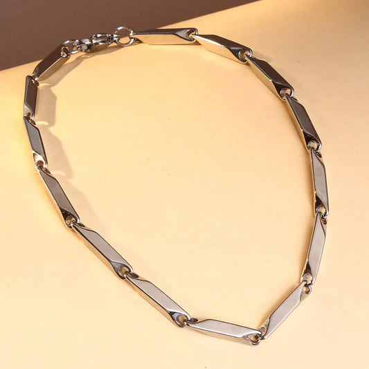 Βραχιόλι ατσάλι αλυσίδα - BR401