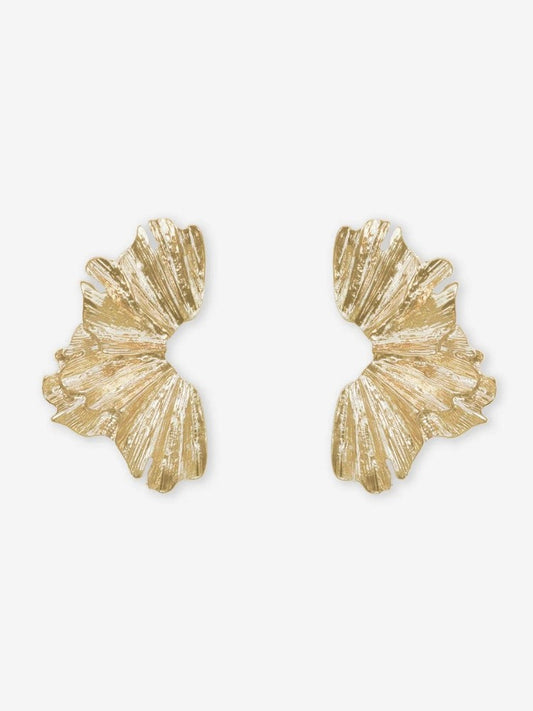 Earrings of Gold Plated Steel