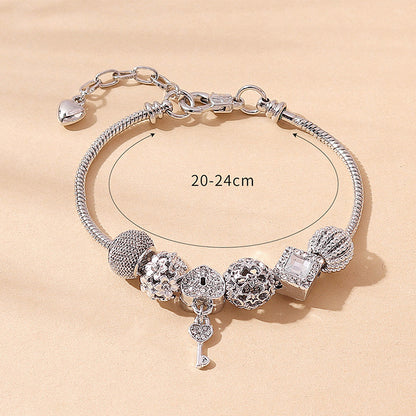 Silver bangle bracelet - BR119