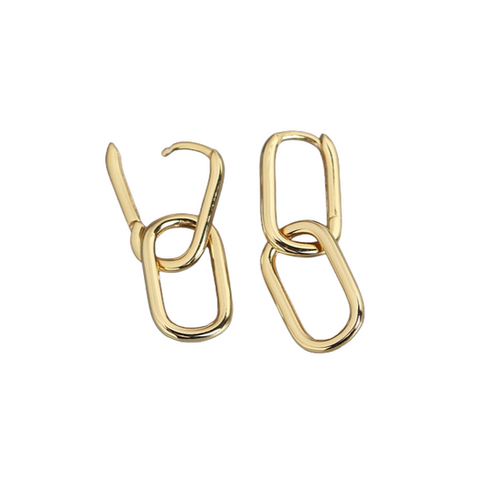 Detachable gold earrings - ea012