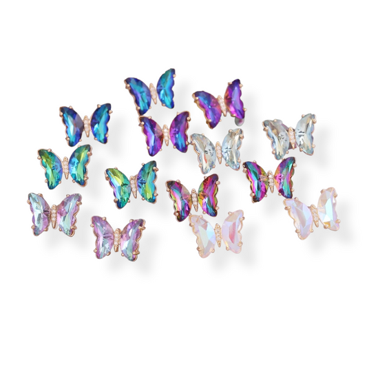 Σκουλαρίκια mermaid πεταλούδες - ea040