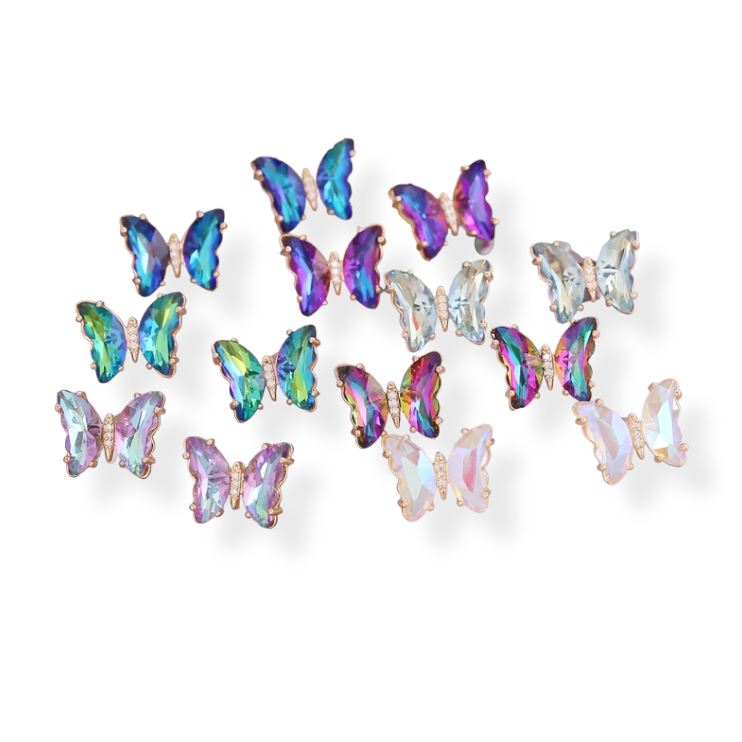 Mermaid butterfly earrings - ea040